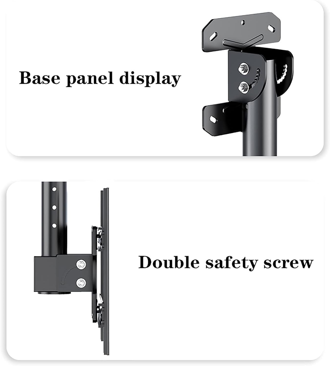 Ceiling TV Mount Bracket - Adjustable Height Tilt and Swivel Ceiling TV Mount, Fits 32-75 Inch Flat Panel TVs,1M