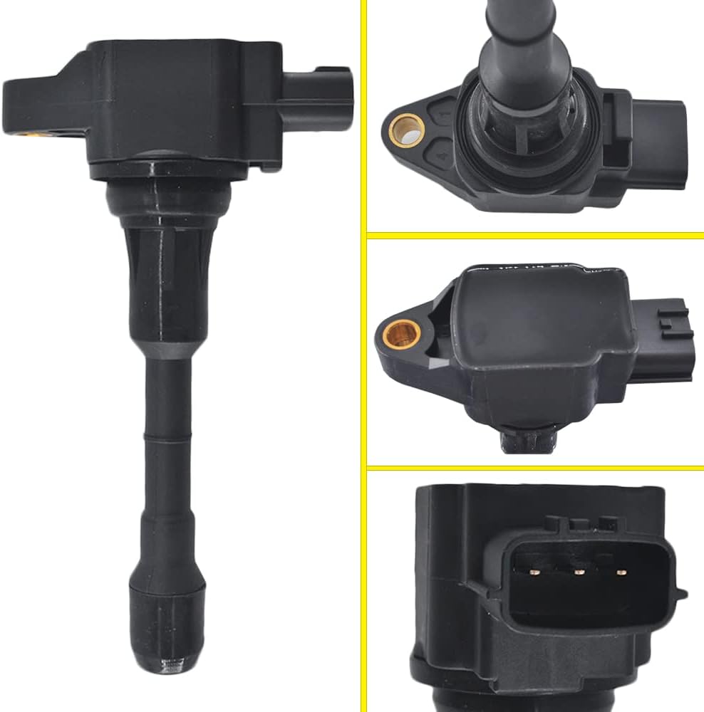 Set of 6 Iridium Spark Plug and 6 Ignition Coil Pack Compatible with Nissan Infiniti Maxima Murano Pathfinder Quest Altima Q50 QX60 FX35 370Z Q70 G37 QX50 QX70 V6 Replacement for UF550