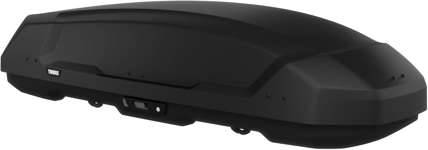 Thule Force 3 - Size XL - 18 cu ft - Aerodynamic roof Mounted Box - Dual-Sided Opening with Locks - Tool-Free Install - Weatherproof Design - for SUVs, Trucks, Cars, EVs and More
