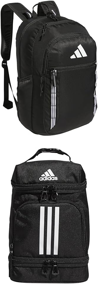 adidas Excel Backpack for Men & Women – Durable Large Athletic Laptop Bag, 7.0/Twill Grey/Grey/Rose Gold, OSFA