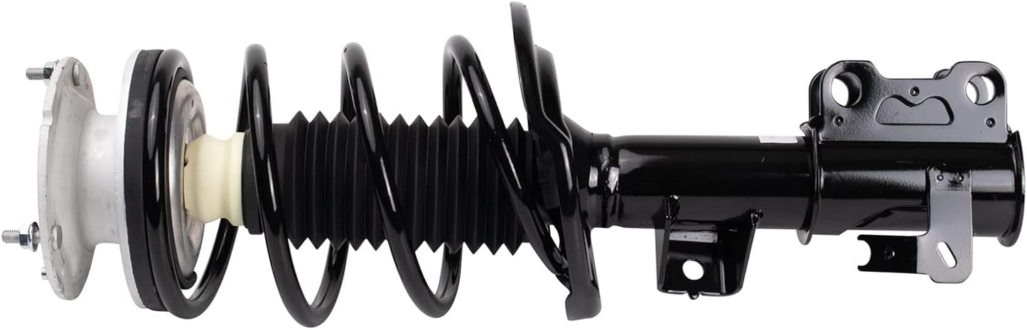 TRQ Front Strut & Coil Spring Assembly Set Driver & Passenger Sides Compatible with 13-19 Cadillac ATS