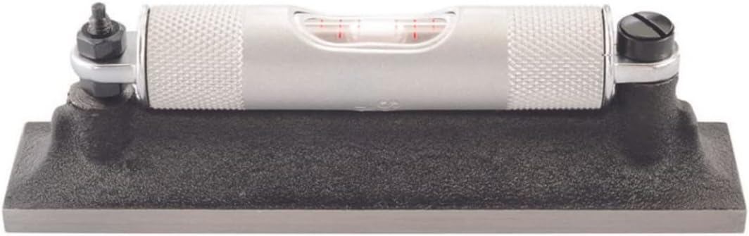 Starrett Machinists' Level with Ground and Graduated Main Vial - Ideal for Machine Shop and Tool Room Use - 6" Length, Cross Test Vial, Without Case - 98-6