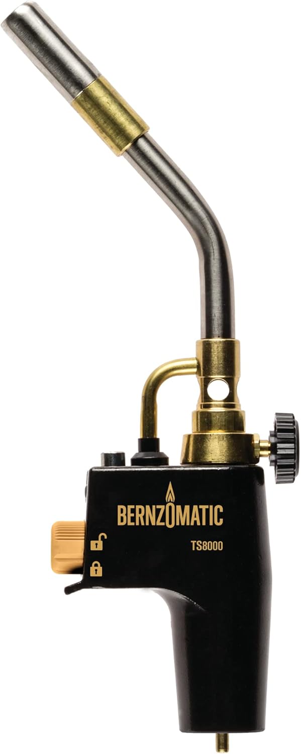 Bernzomatic Map Pro Gas Cylinder 3-Pack with Max Performance Torch TS8000 (MG9/TS8000)