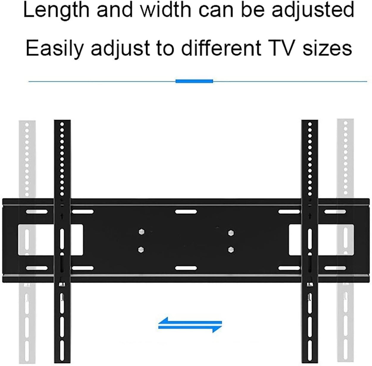 Telescoping Ceiling Tv Mount-Adjustable Ceiling Tv Wall Mount Bracket,Fit Flat and Vaulted Ceiling Tv Mount,for 50-110 Inch Flat Screen Tvs,11.5m