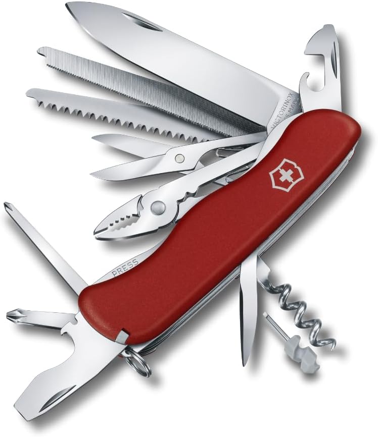 Victorinox Work Champ XL Pocket Knife, Red, 30 Function