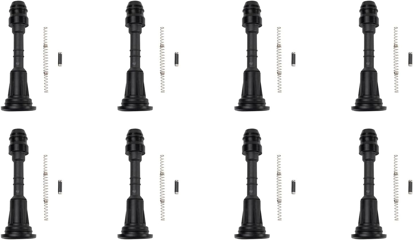 TRQ Engine Ignition Coil Boot Kit Set of 8 for Nissan Infiniti 5.6L V8 New