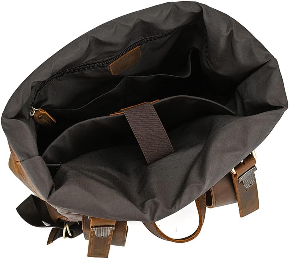 1pccs Retro Men's Backpack Large Capacity Backpack College 16 Inch Computer Bag