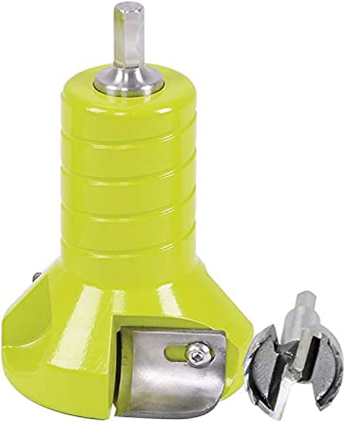 Timber Tuff 3 Piece 1, 1.5, and 2 Inch Die Cast Aluminum Tenon Cutter Set with Matching Forstner Bits for Woodworking, Lime Green