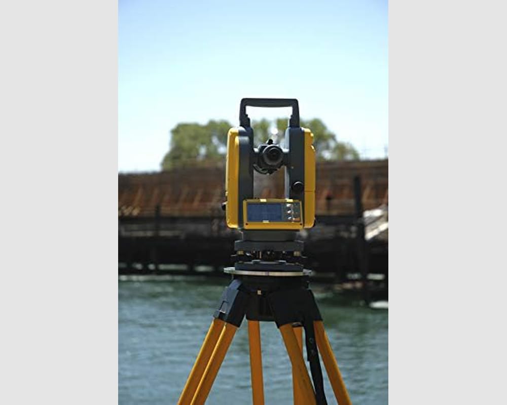 Spectra Precision DET-2 Digital Electronic Theodolite, Construction Surveying Equipment Set, Rechargeable and Alkaline Batteries, Carry Case