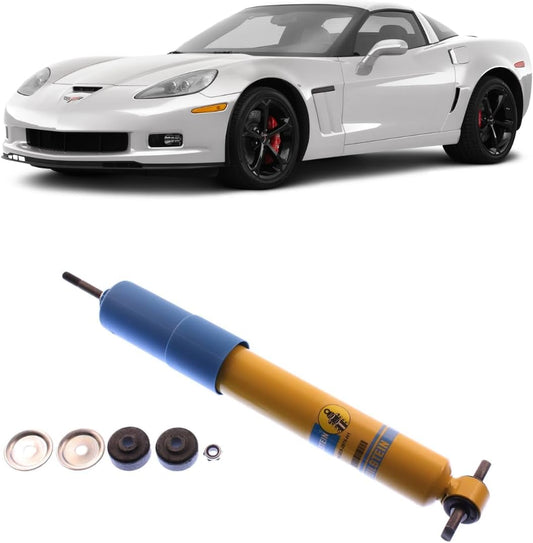 Bilstein B6 Performance Single Front Suspension Shock Absorber Fits 1997 2004 Corvette Convertible w/o ESC | Consistent Fade Free Performance | 24-029759