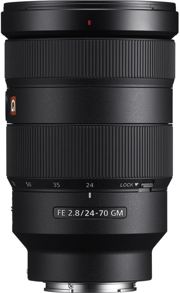 Sony FE 24–70mm F2.8 GM Standard Zoom Lens (SEL2470GM) – Full-Frame E-Mount | G Master Optics | Bright Constant F2.8 Aperture | Filter Kit, Backpack, 64GB Card, Flex Tripod, Cap Keeper and More