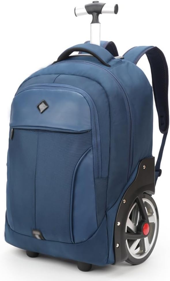 Travel Backpack with Wheels Backpack Wheeled Laptop Backpack Business Backpack Carry on Backpack(D), 37cm