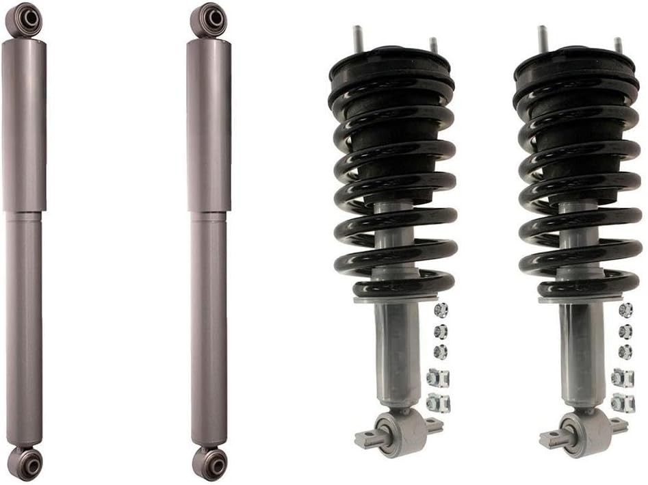 Struts and Shocks Complete Assembly - Front & Rear Complete Struts & Shock Absorber 4PCS for GMC Yukon XL 1500 5.3L 2007 2008 2009 2010, for GMC Yukon XL 1500 6.2L 2007 2008 2009 2010