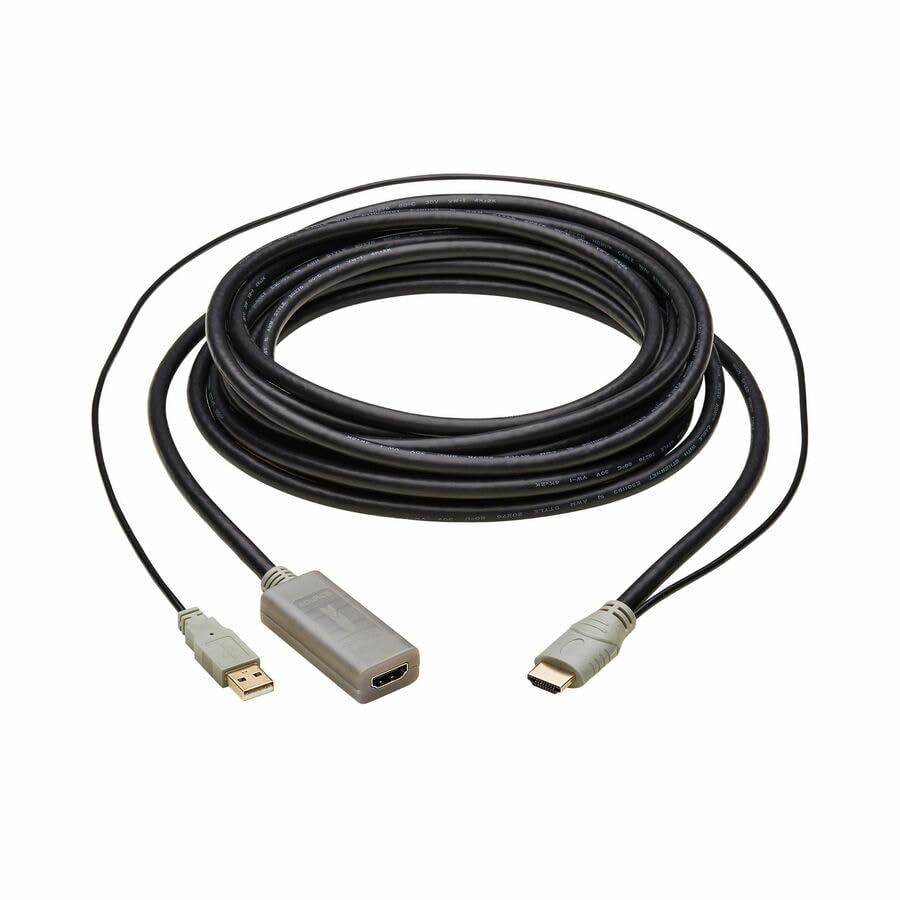Tripp Lite P569-020-MF-ACT 20ft Active HDMI Extension Cable USB Powered 4K 60Hz HDR Male to Female ARC EDID HDCP2.2 28AWG Plug & Play, Cloud Care Pre-Configured Bundle Eligible (10 Pack)
