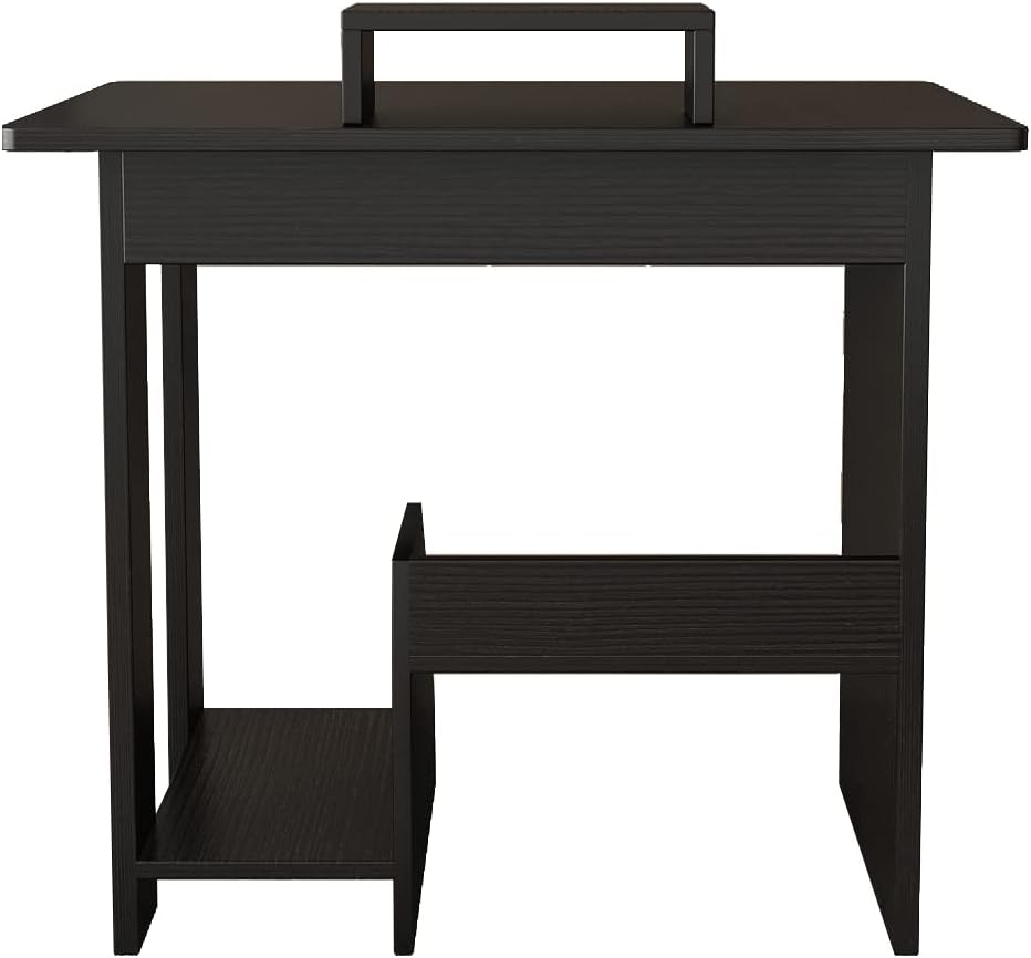 ALISENED Computer Desk with Storage Shelves, 29.5''Home Office Desk with Monitor Stand, Small Writing Desk Table with Keyboard Tray,Study Table with CPU Stand for Small Spaces Save Space