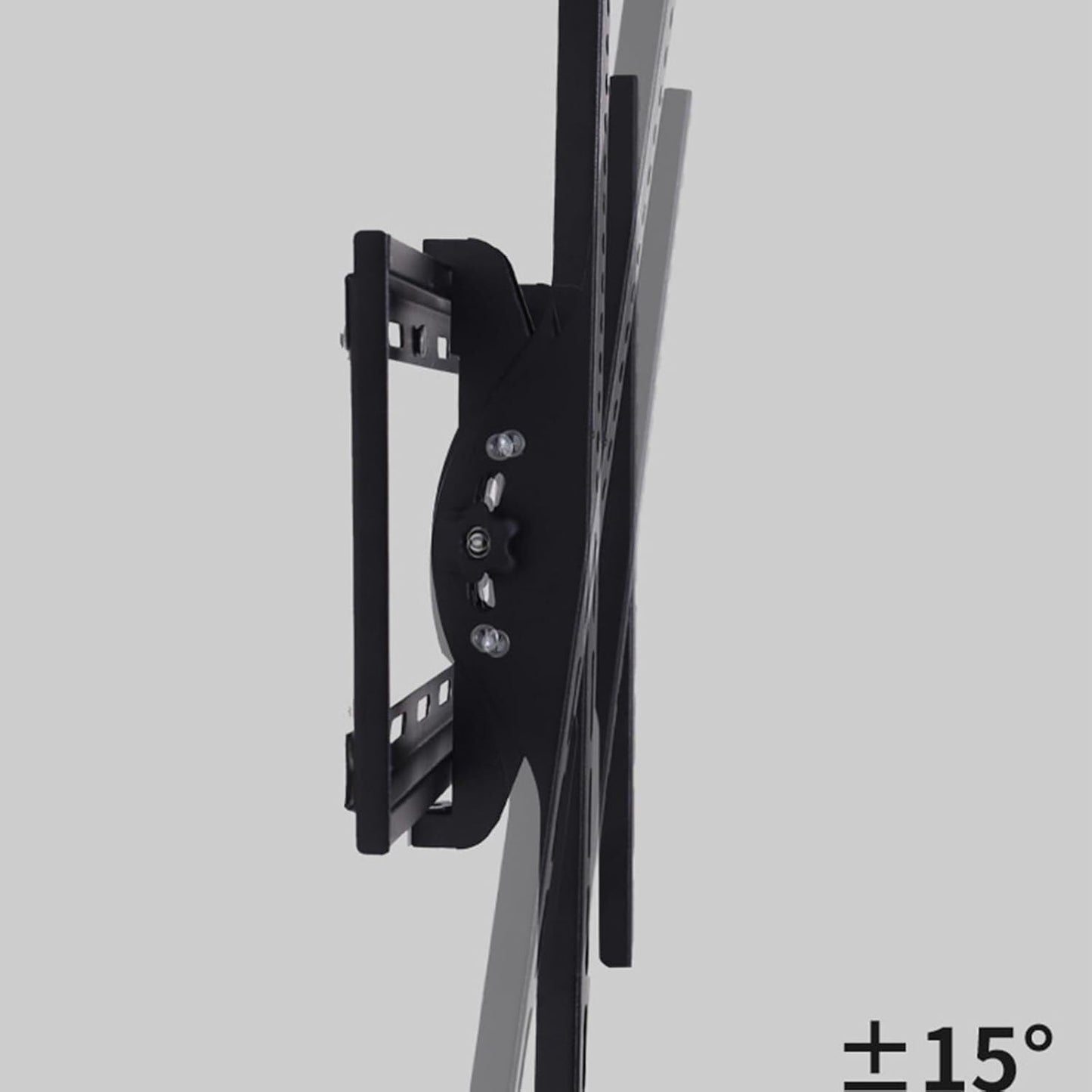 Adjustable Tilt TV Wall Mount for 26–70" HDTVs, Heavy Duty 50kg Bracket, Universal Flat Screen Support