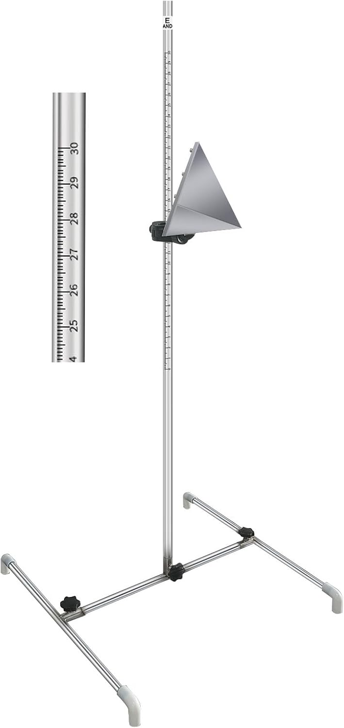 ADAS Calibration Tool Kit Compatible with Honda Toyota Kia Ford ADAS Radar Aiming Calibration Tool,Post with 0-30 Centimeter Scale,Corner Reflector Target with Billet Aluminum Stand