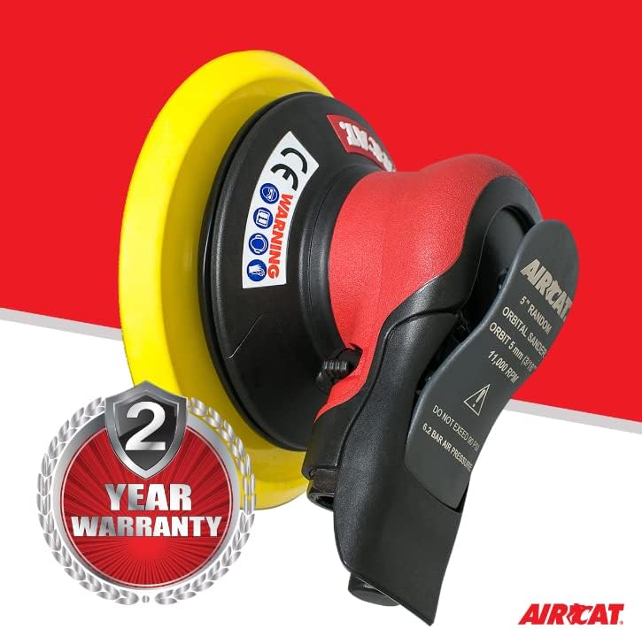 AIRCAT Pneumatic Tools 6700-5-336: Non Vac Orbital Palm Sander 11,000 RPM