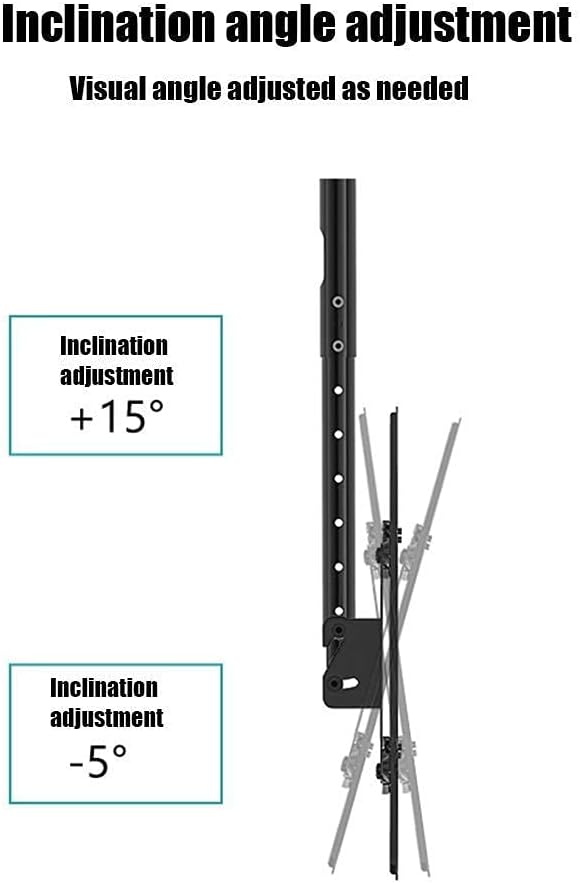 TV Mount,Sturdy Ceiling TV Mount,Sturdy 32-70 inch Ceiling-Mount/Wall-Mount TV Bracket Stand Adjustable Height Ceiling TV Mount Bracket for LED LCD Flat Panel TVs