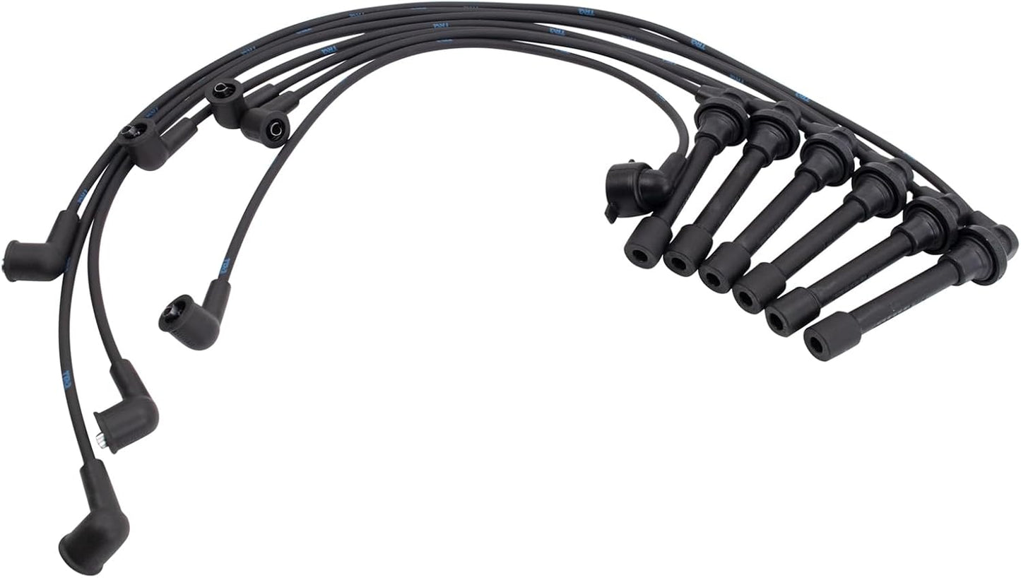 TRQ Ignition Kit Spark Plugs Wire Set Compatible with 1997-1999 Acura CL 1998-2001 Honda Accord
