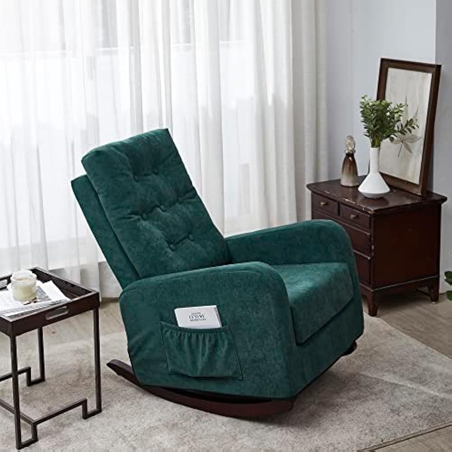CHARMMA Accent Chair TV Chair Living Room Chair Lazy Recliner Comfortable Fabric Leisure Sofa,Modern High Back Armchair