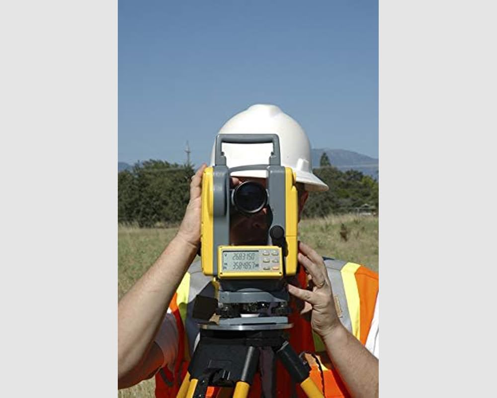 Spectra Precision DET-2 Digital Electronic Theodolite, Construction Surveying Equipment Set, Rechargeable and Alkaline Batteries, Carry Case