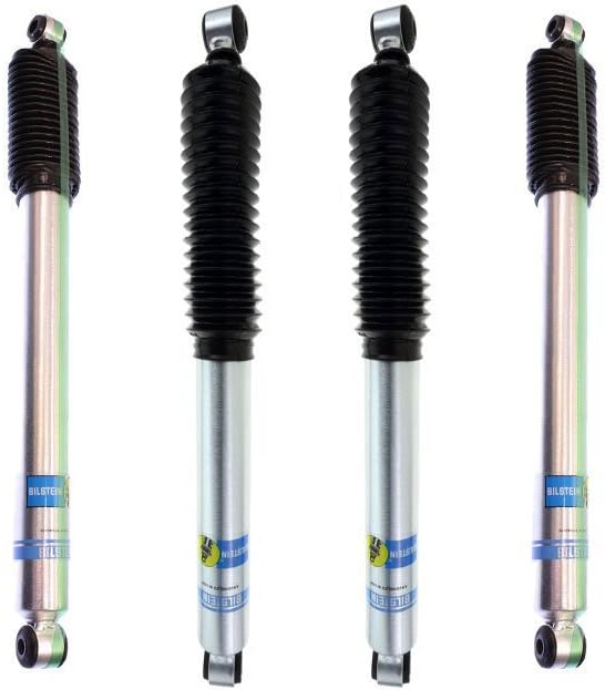Bilstein 24-185943 33-151663 5100 Series Set of Front & Rear Shocks fits 1984 2001 Jeep Cherokee with 5-6" Lift - Monotube Design