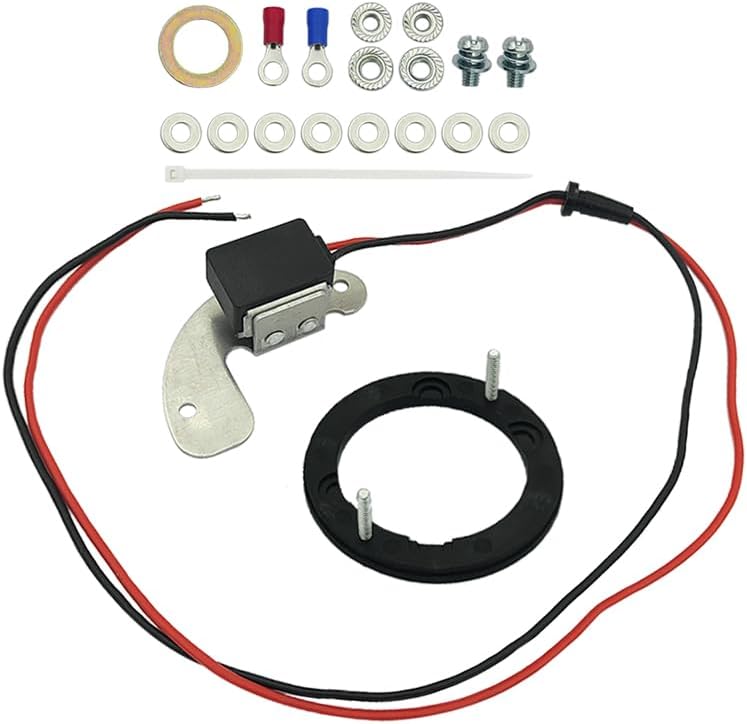 1181 Ignition Conversion Kit, 8 Cylinder Ignitor Kit Fits for 1956-1974 AMC/Buick/Checker/Chevy/Cadillac/Jeep/Oldsmobile/Studebaker