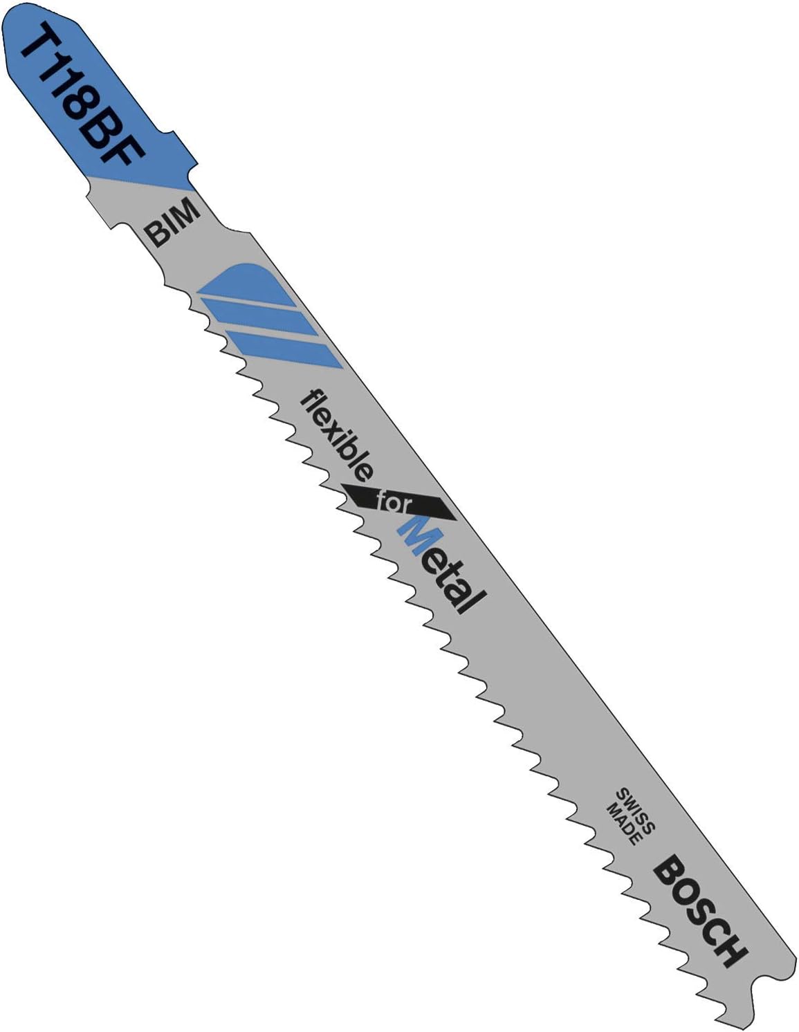 Bosch T318A100 100-Piece 5-1/4 In. 24 TPI Basic for Metal T-Shank Jig Saw Blades