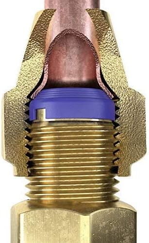 40 Pack Starter Leak Free SAE Flare Fitting Refrigerant Leaks Eliminated - Refrigeration, HVAC, Ductless, Schrader Valve or Mini Split (1/4", 3/8", 1/2", 5/8", 40 Pack Starter Kit