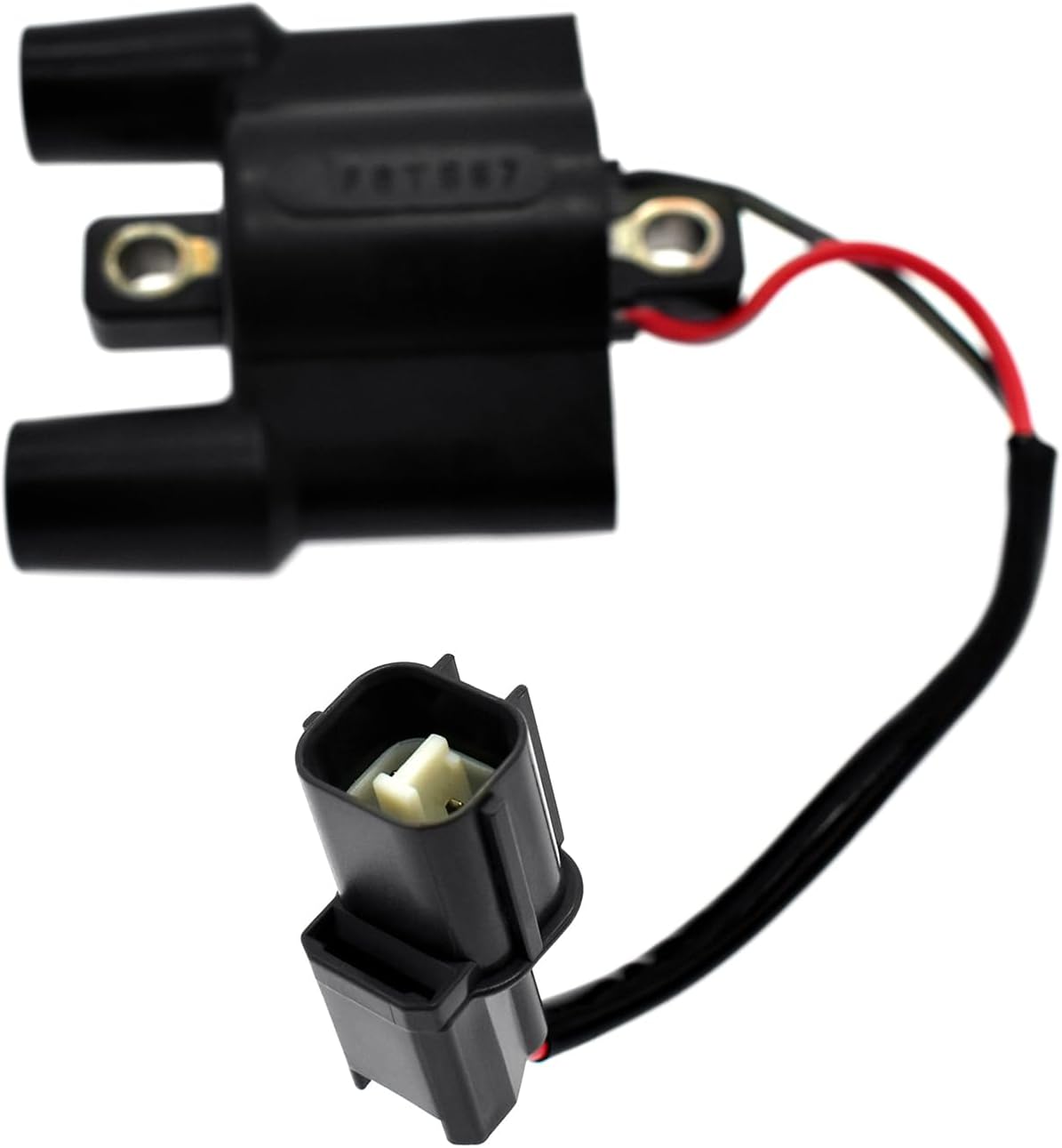 2pcs F6T557 Ignition Coils Pack Compatible for Kawasaki STX-12F 2003-2007, STX-15F 2004-2017, Ultra LX 2007-2016, Ultra 250X 2007-2008, Ultra 260X 2009-2010, Ultra 260LX 2009-2010