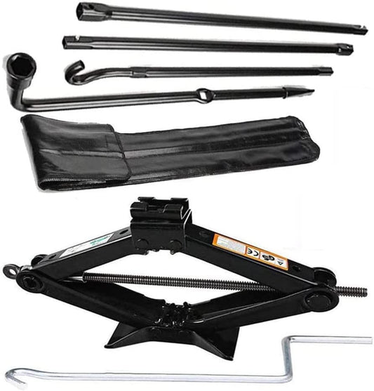 Spare Tire Removal Tool and Scissor Jack Handle 2 Ton Set for Ford F150 Truck (2004 to 2014) Wheel Release/Removal Repair Lug Wrench Replacement Kit