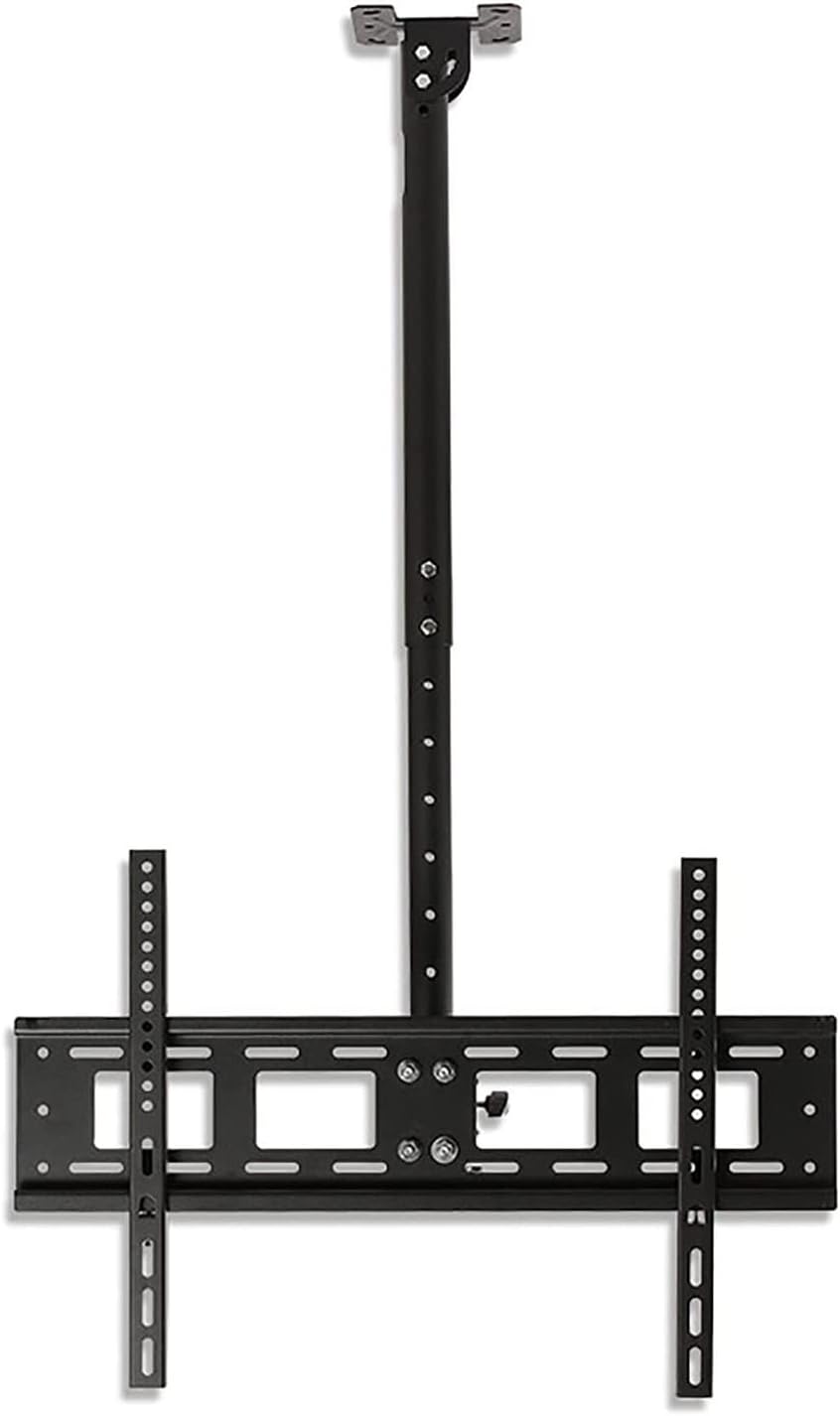 Adjustable Ceiling TV Mount Bracket - 360° Rotation Tilt Swivel TV Mount, Fits 40-80inch LED Screen Display, Can 90° Flip Down, Supports up to 45kg