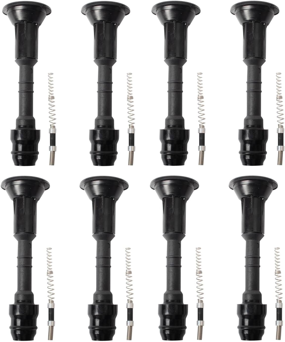 TRQ Ignition Coil Boot Set Compatible with 2004-2006 INFINITI QX56 2005-2006 Nissan Armada 2004 Pathfinder Armada 2004-2007 TITAN