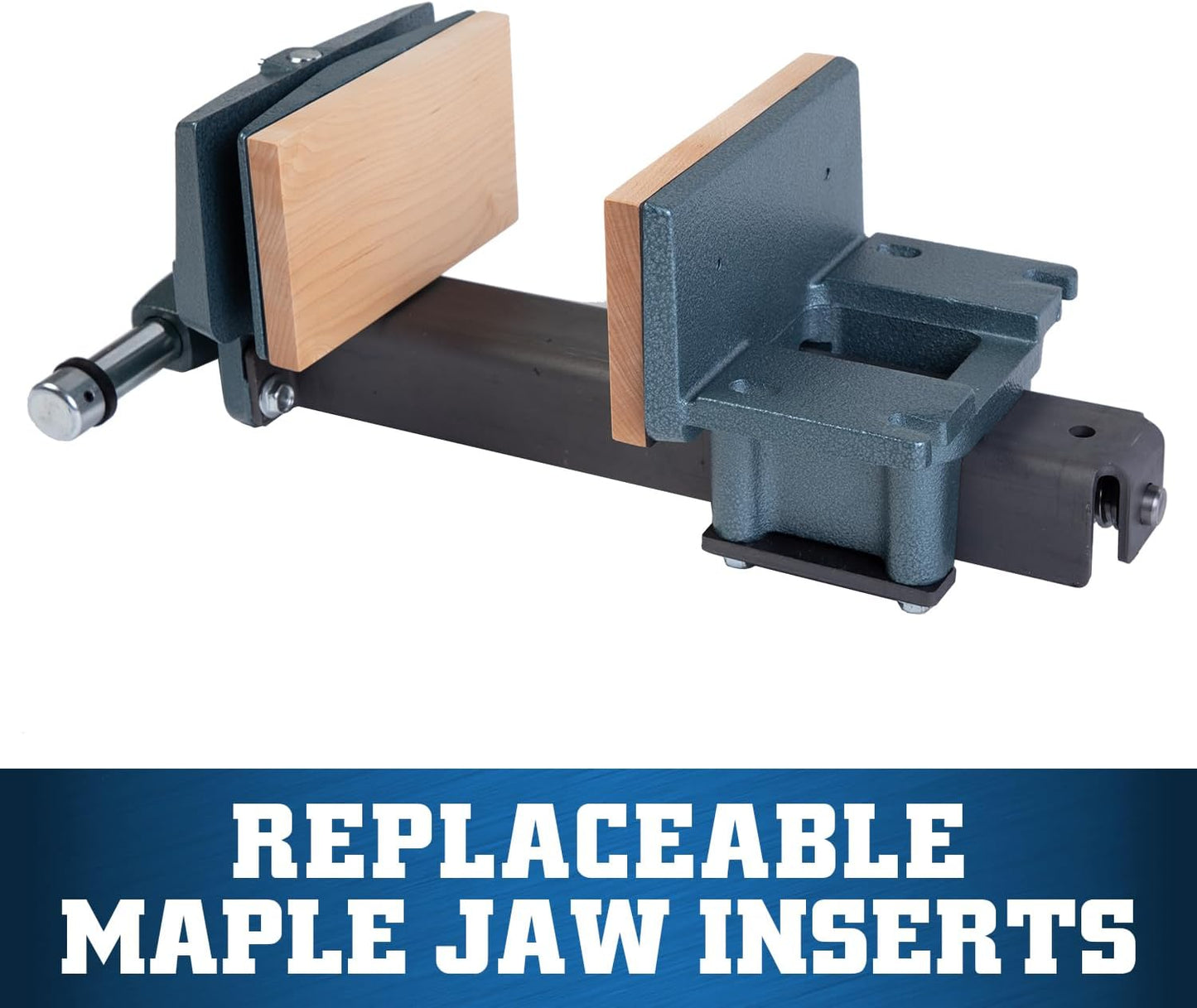 Wilton Woodworking Vise, 4" x 7" Jaw, 10" Max Jaw Opening, Rapid-Action (Model 78A)