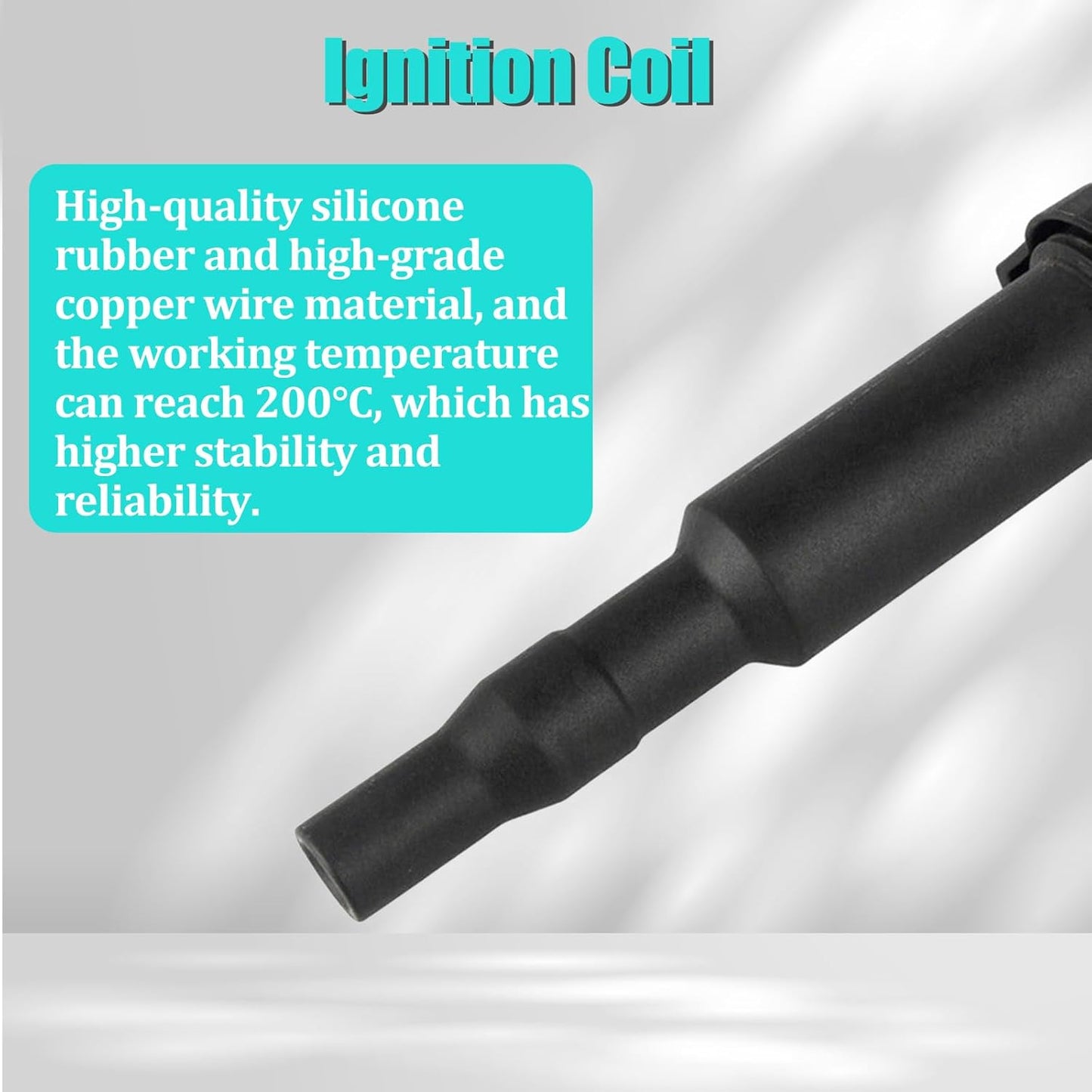Automotive Replacement Ignition Coil Packs - Compatible with BMW Vehicles - 128i 328i 535i 550i 750i X5 X6 M5 M6 Z4 L6 and more (6 Piece)