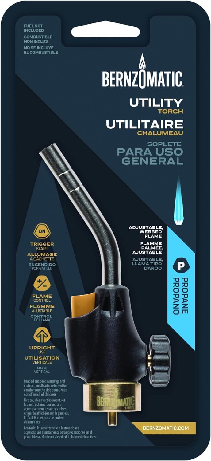 BERNZOMATIC Worthington 336737 WT2301 Trigger Start Propane Torch (2301 Torch 2 Pack)