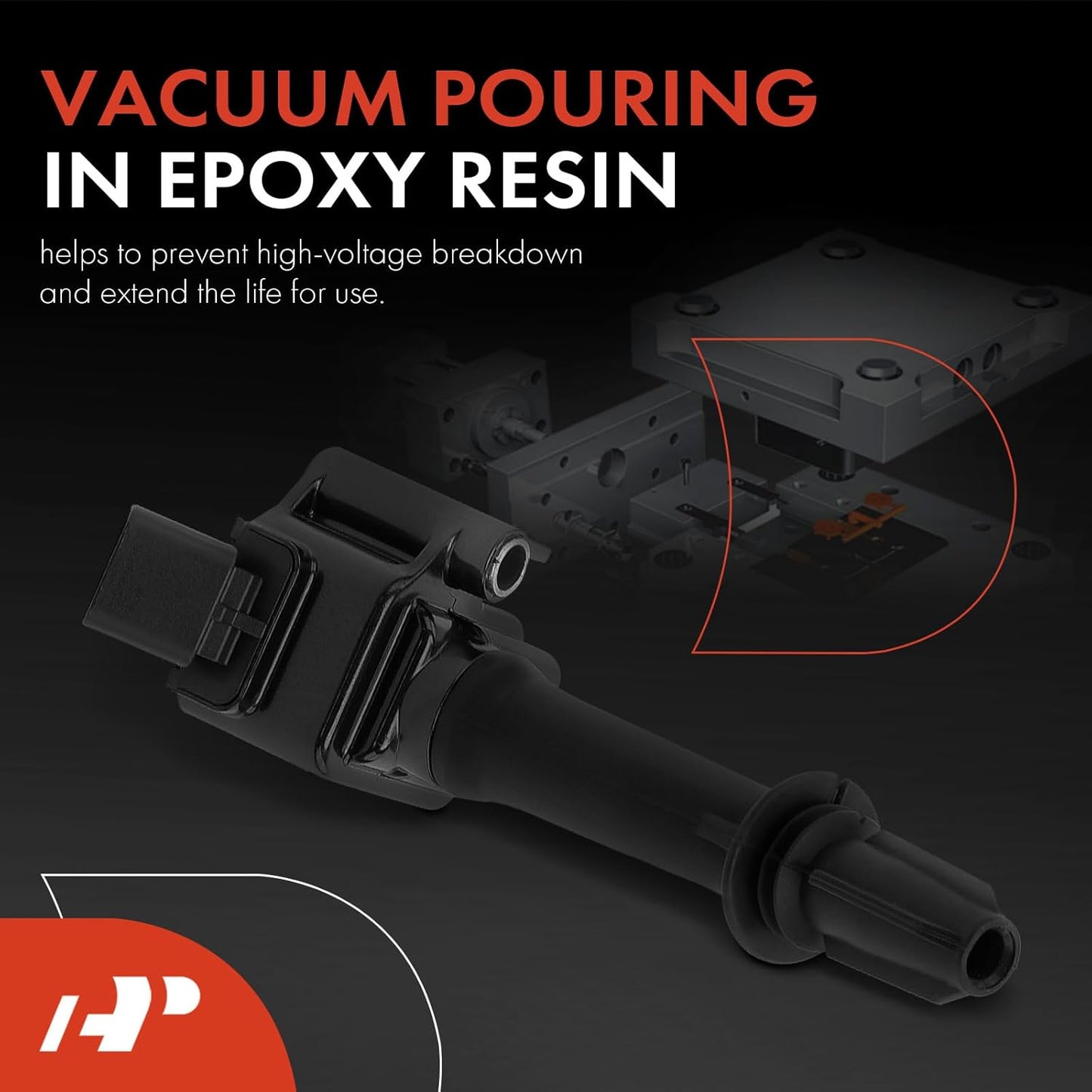 A-Premium Engine Ignition Coil Packs Compatible with Buick Encore 2018 Chevrolet Cruze Malibu 2016-2018 Equinox GMC Terrain 2018 L4 1.4L 1.5L 4-PC Set