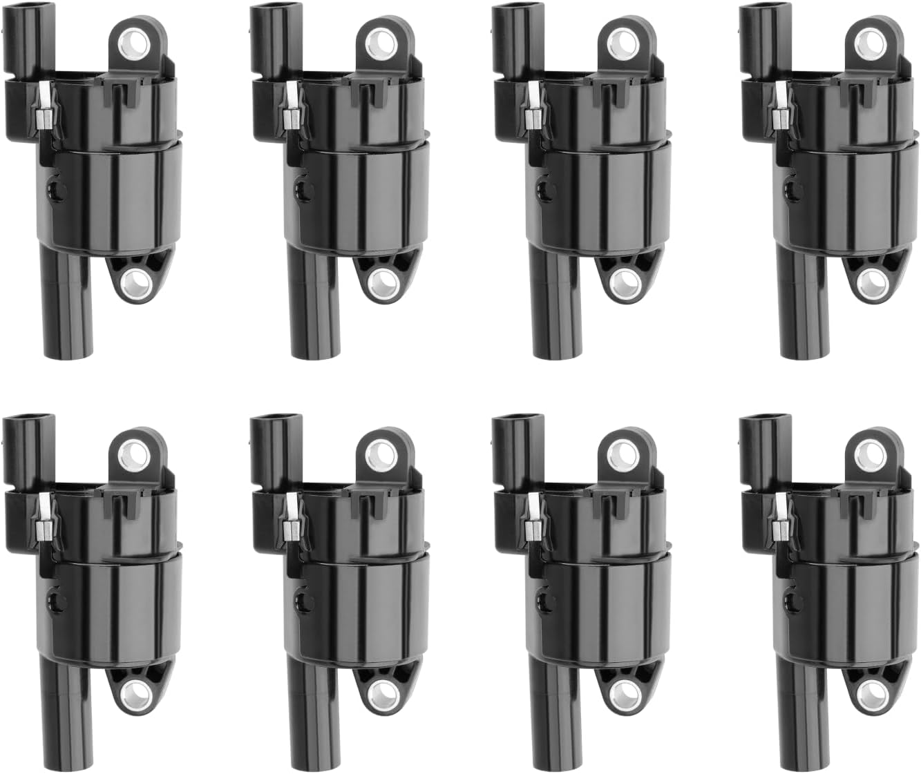 Set of 6 Ignition Coils Pack UF569 and Iridium Spark Plug 90117 compatible with GMC Acadia Canyon Terrain Chevy Caprice Colorado Equinox Malibu Cadillac ATS CTS Buick Pontiac Saturn Suzuki
