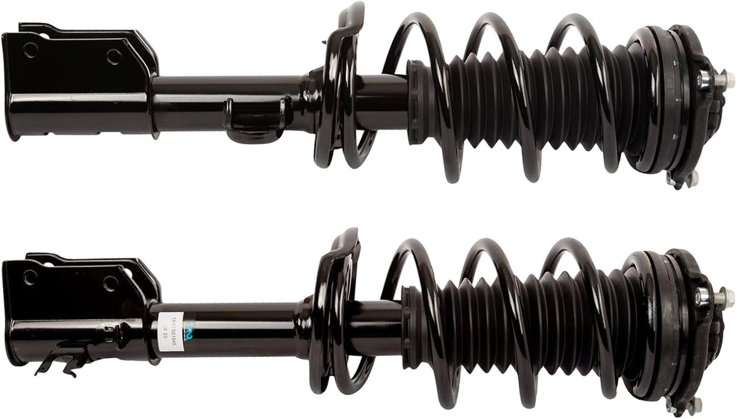 TRQ Front Strut & Coil Spring Assembly Set Driver & Passenger Sides Compatible with 17-21 Jeep Compass