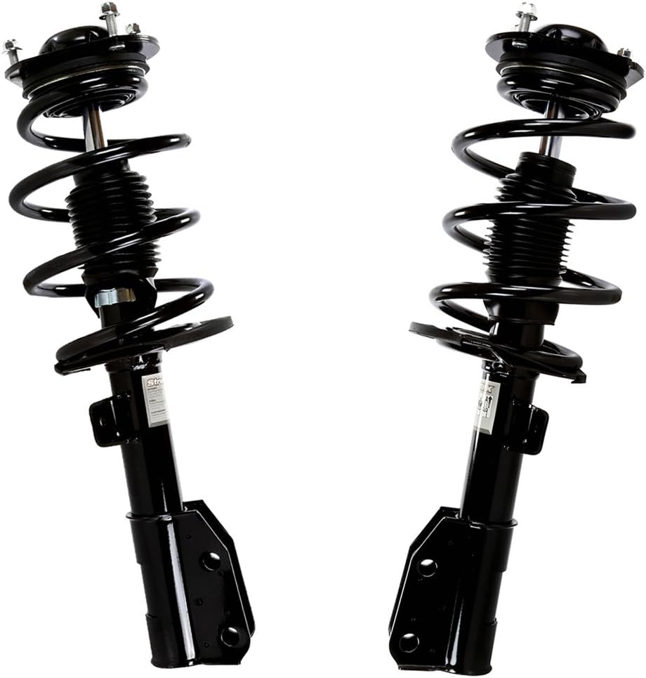 AutoShack Front Complete Strut & Coil Spring | Replacement for 2007-2012 GMC Acadia 2007-2010 Saturn Outlook | 2-PC