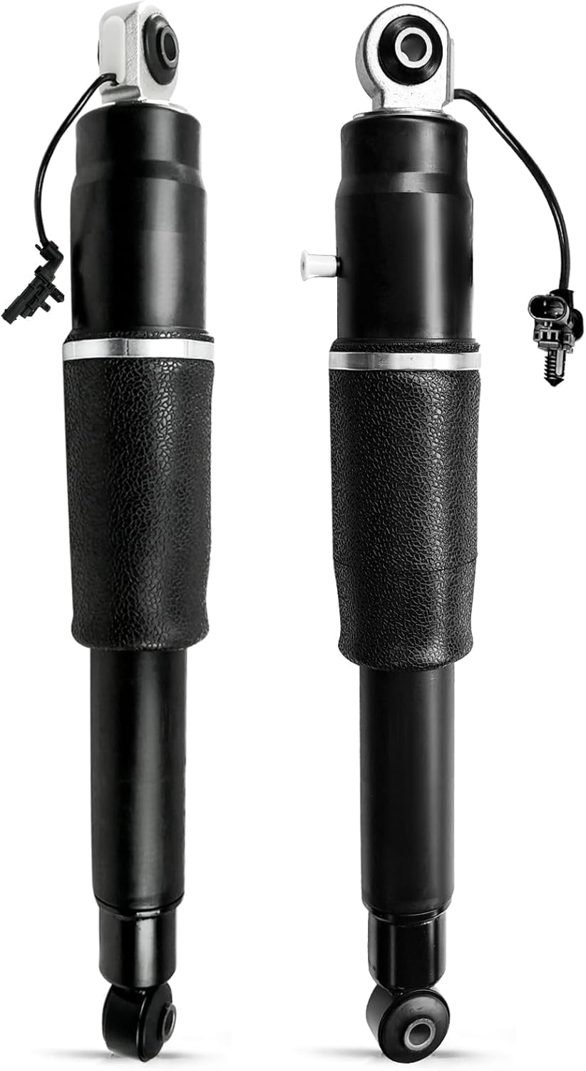 2Pcs Air Suspension Shocks Absorbers for 2015-2019 Cadillac Escalade Chevy Suburban Tahoe GMC Yukon Car Rear Air Struts OEM Replace# 22283446, 22278958 (2S9200 x 2)
