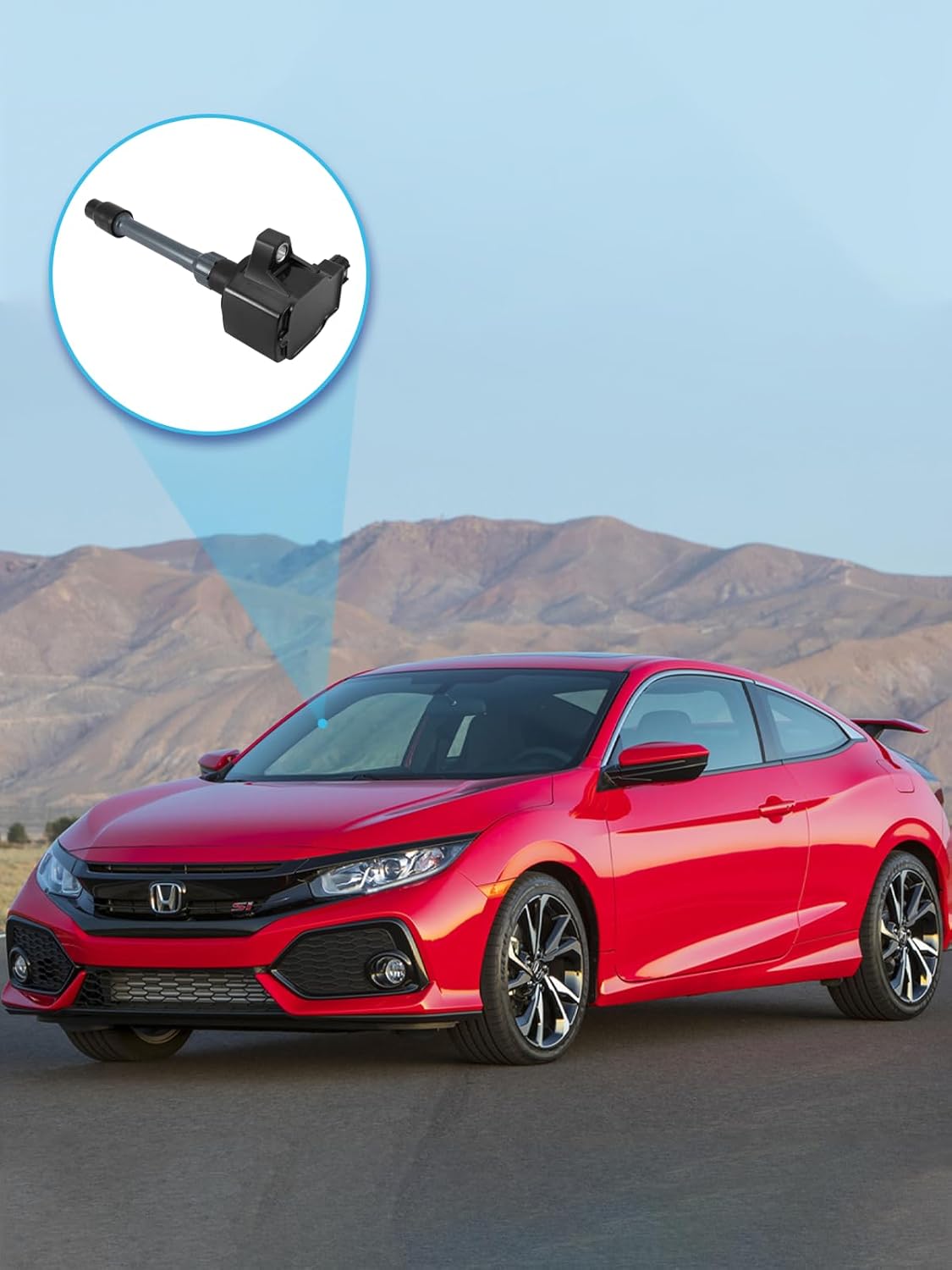 Set of 4 UF749 Ignition Coil Pack & Iridium Spark Plug For Honda Civic 2.0L 2016-2020,For Honda Fit 1.5L 2015-2019,Replace # CM11121A 305205R0013 305205R0003 3052059B013