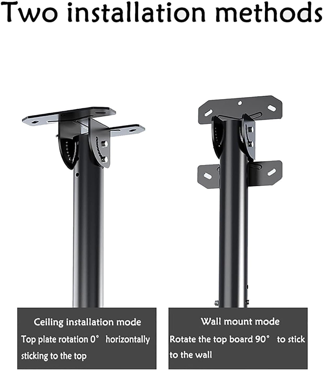 Ceiling TV Mount Wall Mount for TVs Swiveling Ceiling TV Bracket with 45° Tilt Compatible with 32 75 Inch TVs Heavy Duty Adjustable Space Saving Design