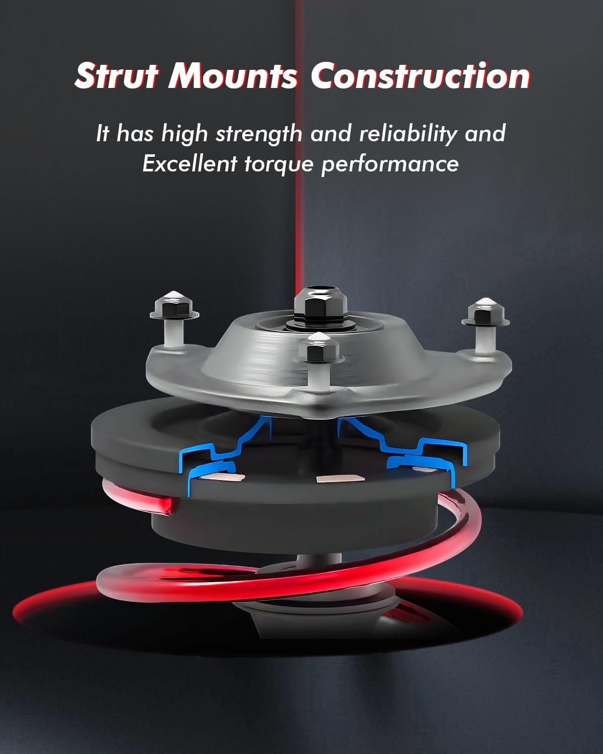 cciyu Front Strut Mount and Bearing Replace for 2000-2005 for Toyota Celica 2003-2008 for Toyota Corolla 2003-2008 for Toyota Matrix