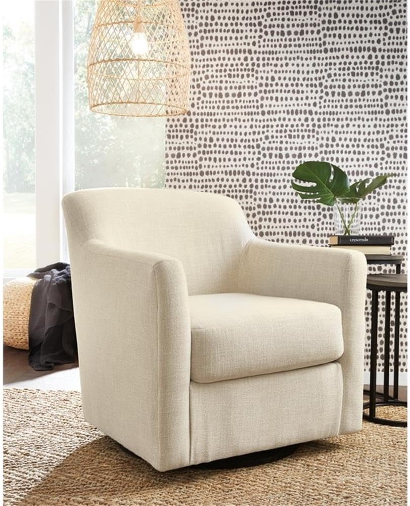 Ashley Furniture Bradney Swivel Accent Chair, Linen