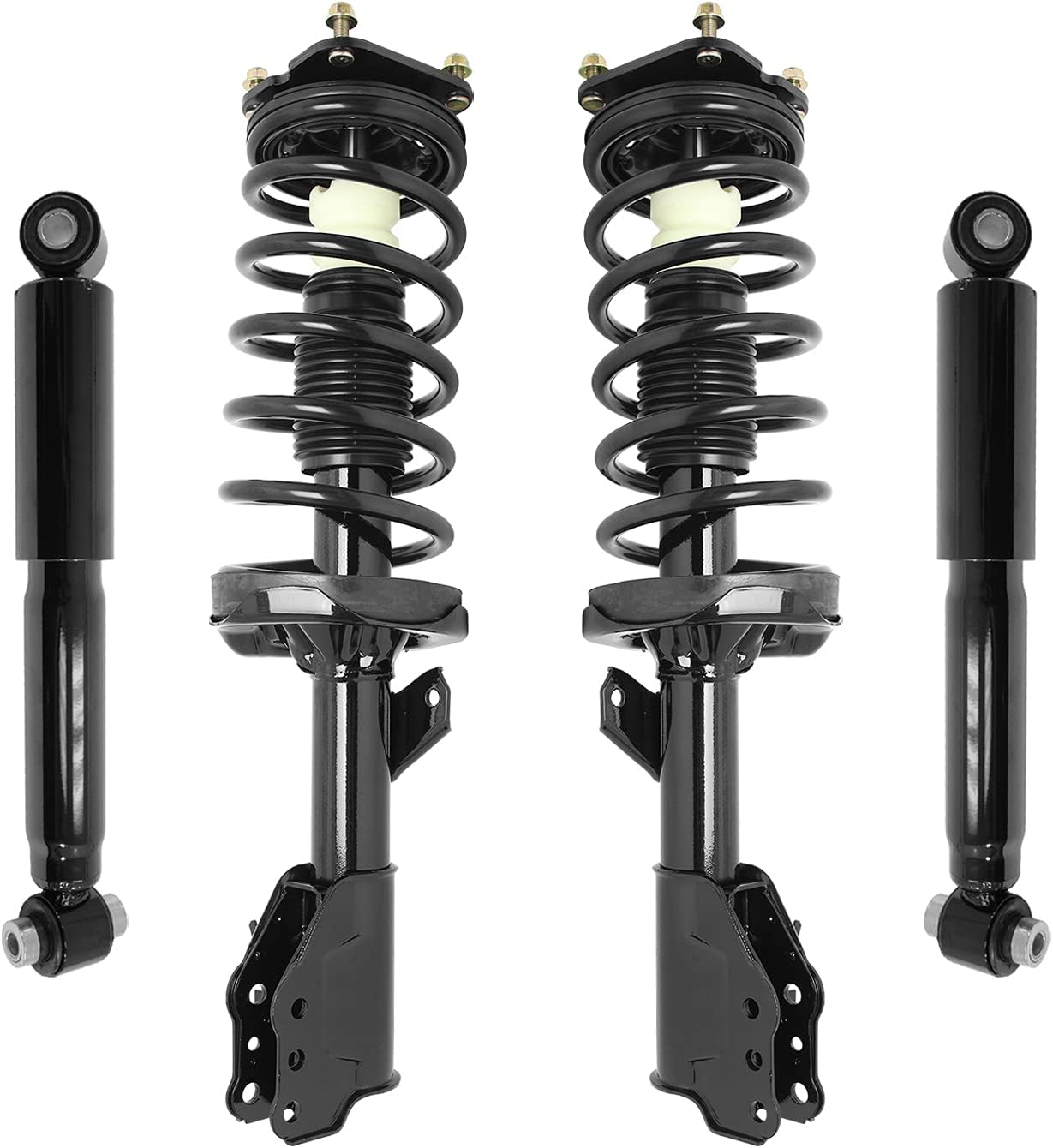 Unity Automotive 4-11065-259090-001 Front and Rear Replacement Complete Strut Assembly Shock Kit Fits 2000-2006 Mazda MPV