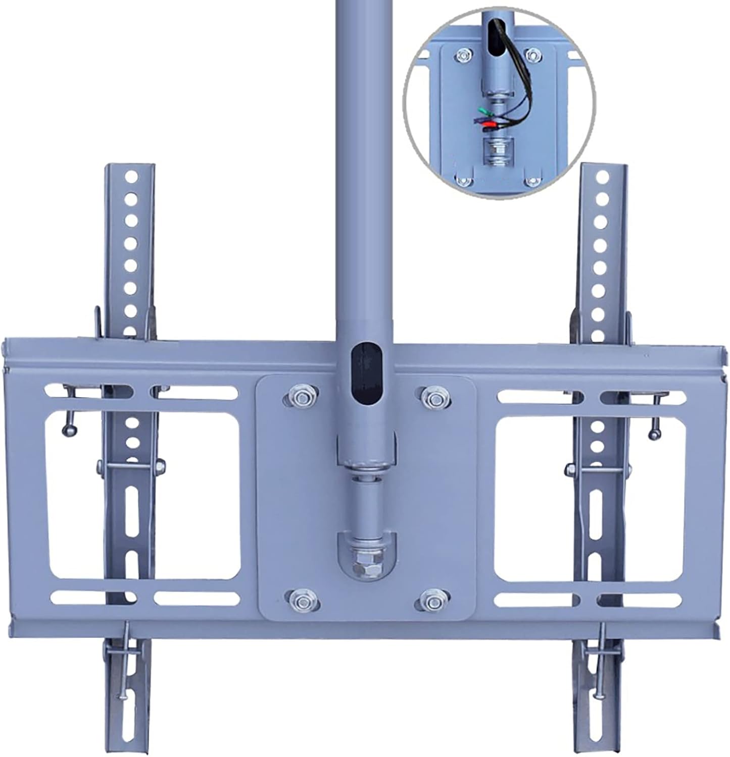 Ceiling TV Mount Adjustable Swivel Bracket for 49 65 Inch LCD/Curved TVs Supports up to 110 lbs Telescopic Tilt Design Perfect for Home Theater Easy in Tion