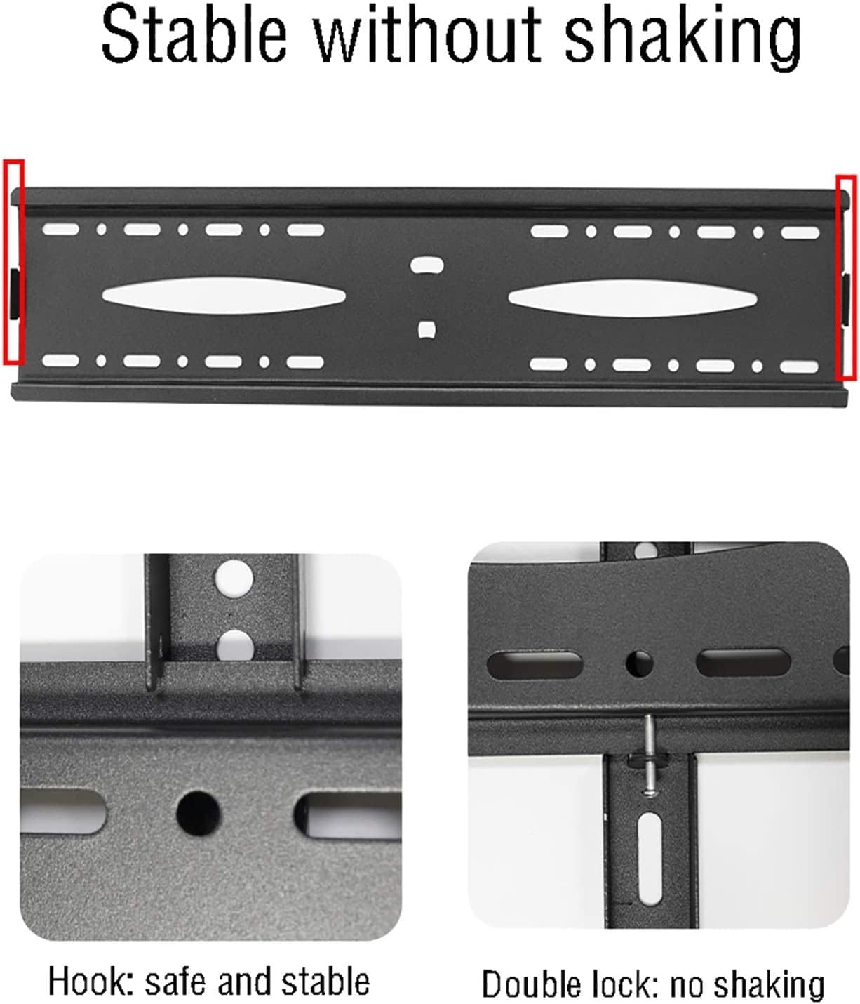 Adjustable Ceiling TV Mount for 45 60 Inch TVs Tilt & Swivel Multi Functional Black TV Bracket Perfect for Home Theater & Space Saving Solutions
