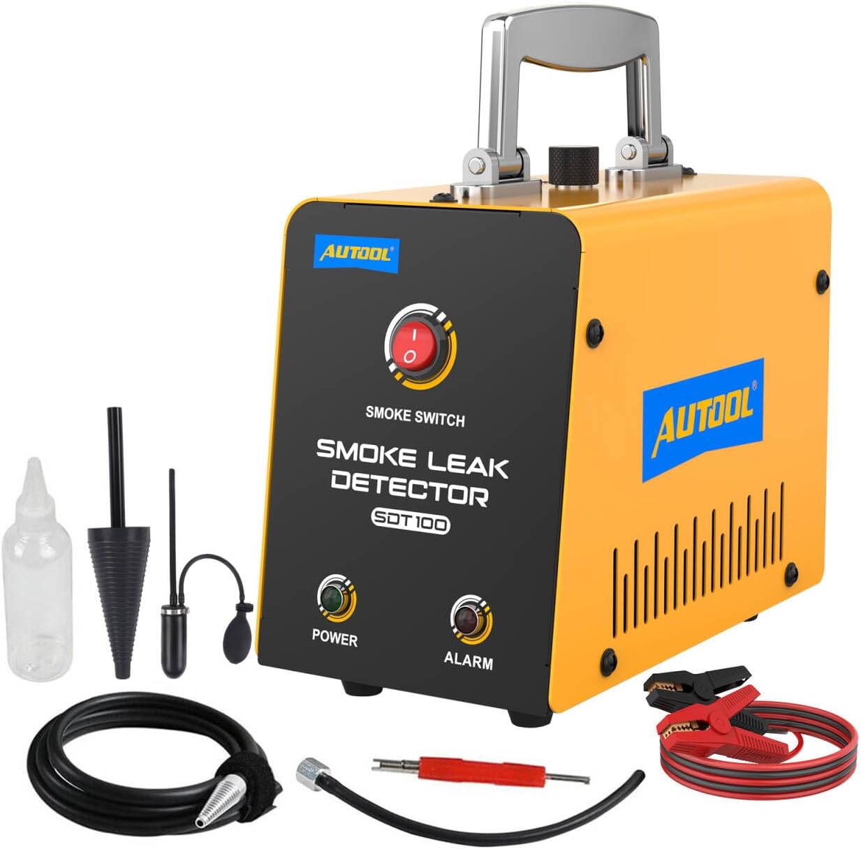 Automotive Smoke Machine Leak Detector,Evap Vacuum Smoke Diagnostic Tester,Pipeline Fuel Leakage Detector Compatible with 12V Cars, Trucks, Motorcycle, ATV, Boats, Snowmobiles